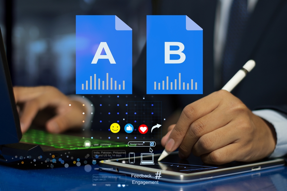 a/b testing b2b lead gen