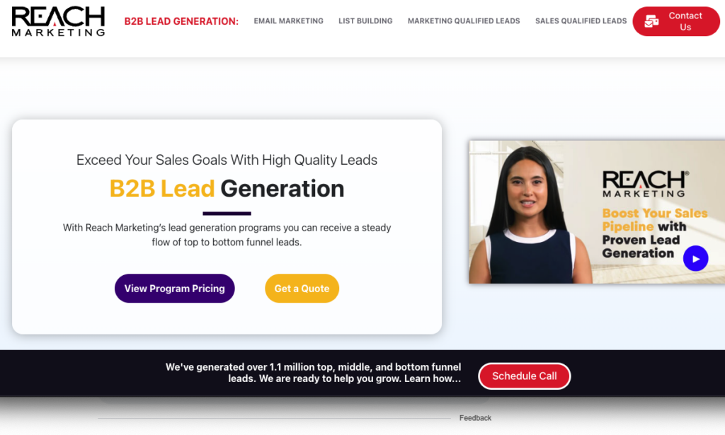 reach marketing b2b lead generation