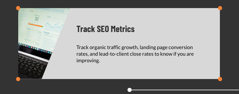 seo lead gen metrics