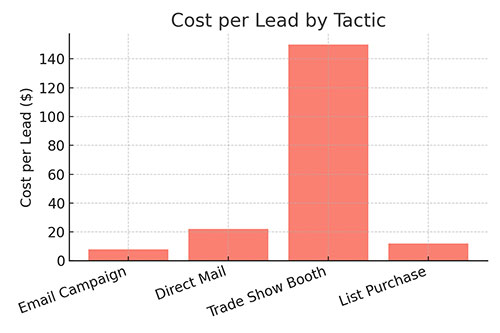 Cost per Lead by Tactic