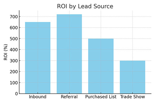 ROI by Lead Source