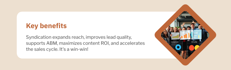 b2b content syndication benefits