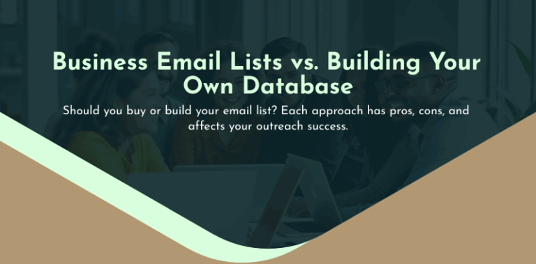 business email list vs personal email database