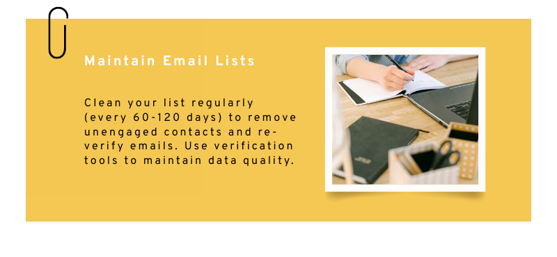 maintaining business email lsits