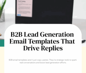 b2b lead gen email template