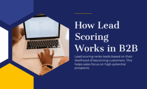 how b2b lead scoring works