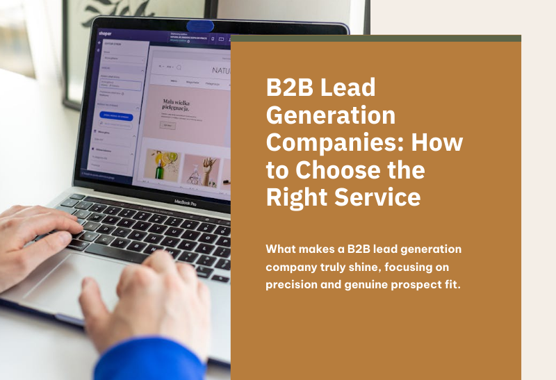 a b2b lead gen company