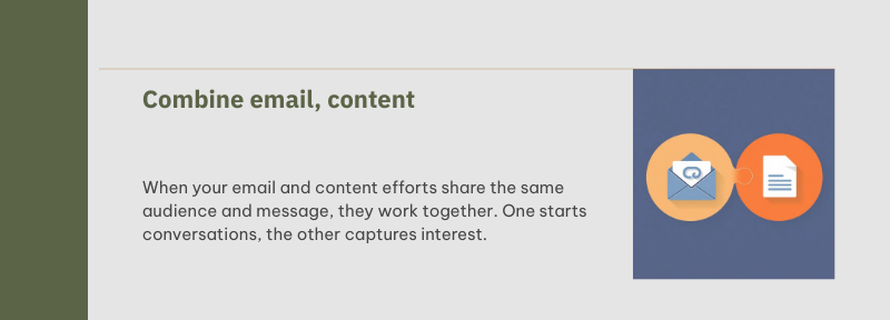 combining email outreach and content syndication