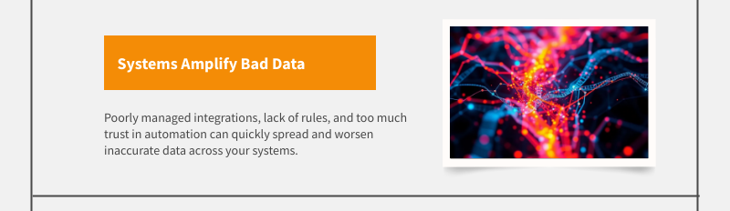 systems that amplify bad data