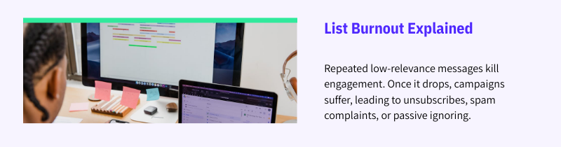 email list burnout explained