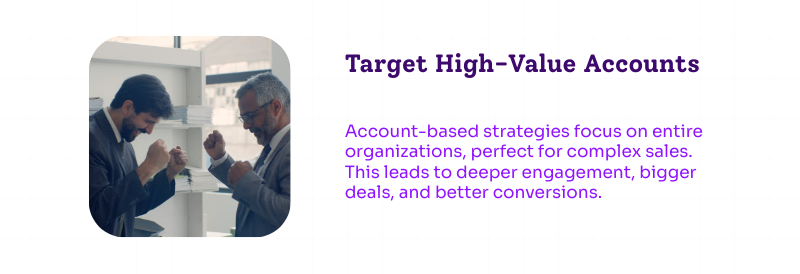 high value b2b lead gen accounts