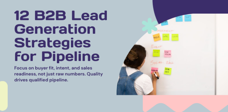 12 b2b lead generation strategies