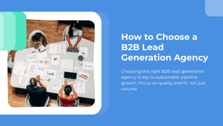 b2b lead gen agency