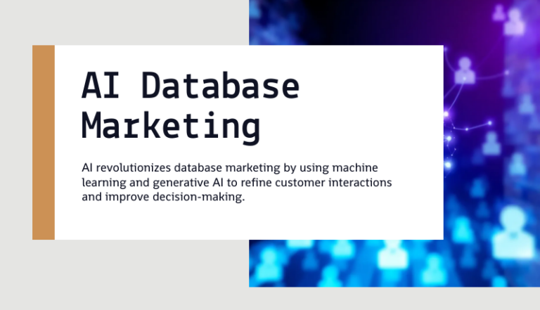 ai database marketing