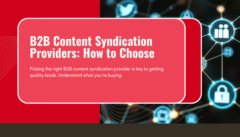 b2b content syndication providers